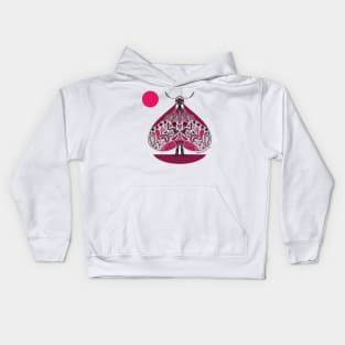 Pink Butterfly Babe Kids Hoodie